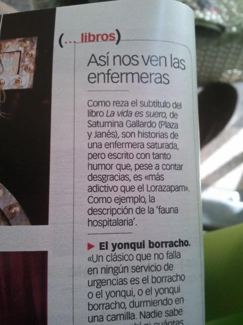 DuranaAna's tweet photo. @EnfrmraSaturada En el XL Semanal hablan sobre tu libro. http://t.co/UCqPdXjxDb