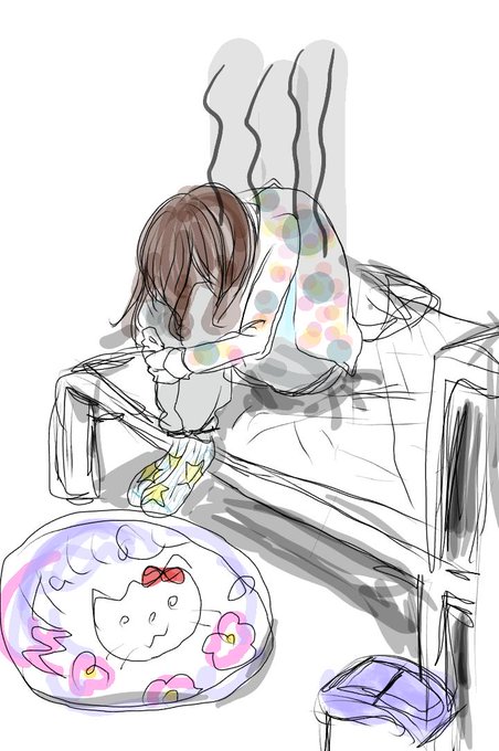 体育座りのtwitterイラスト検索結果 古い順