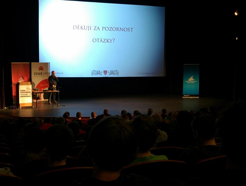 CEGConf's tweet photo. AI session by Viktor Bocan, Co-Founder of @WarhorseStudios is crowded #gds2014 #cegdev http://t.co/TpfDvBCWKH