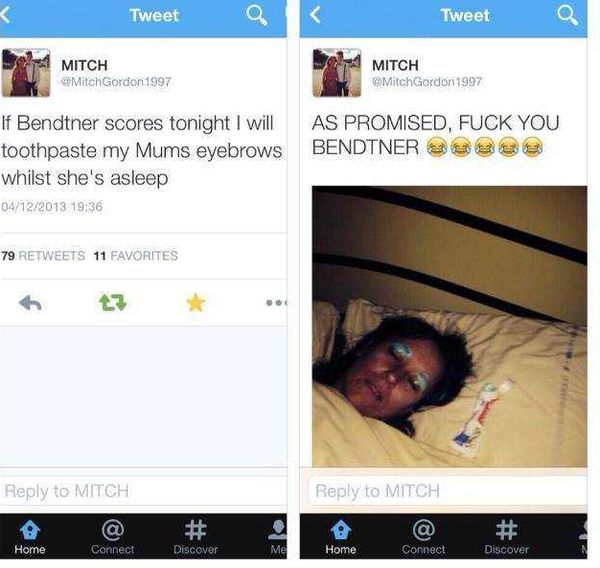 MiniPallas's tweet photo. “@GeniusFootball: You don't challenge Bendtner. #Lord http://t.co/xEHP9gTV01”