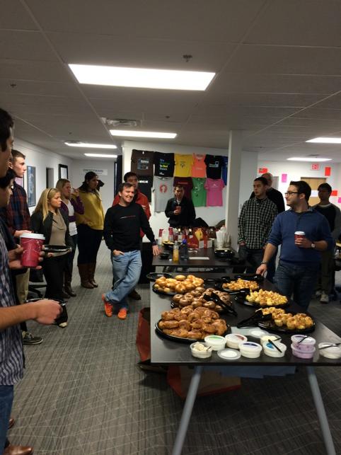 dcvcjen's tweet photo. Hokie students meeting with VC and entrepreneur alumni #tec2014 @TheTechPad http://t.co/qPev1M510t