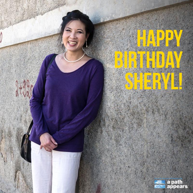 Happy birthday Sheryl Thank you for your commitment to ending  inequality and oppression around the world. 