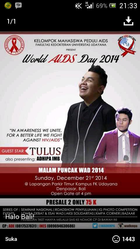 Ahaaa ciyehh baru tau ini dri line :3 <a href="/adhipaIMB/">Adhipa Prasada</a> <a href="/tulusm/">Tulus</a> yoyo yg di Bali.. Haha