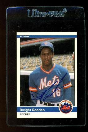 Happy 50th birthday to my favorite pitcher of all time, Dwight Gooden. He signed this for me on May 12, 1987: 