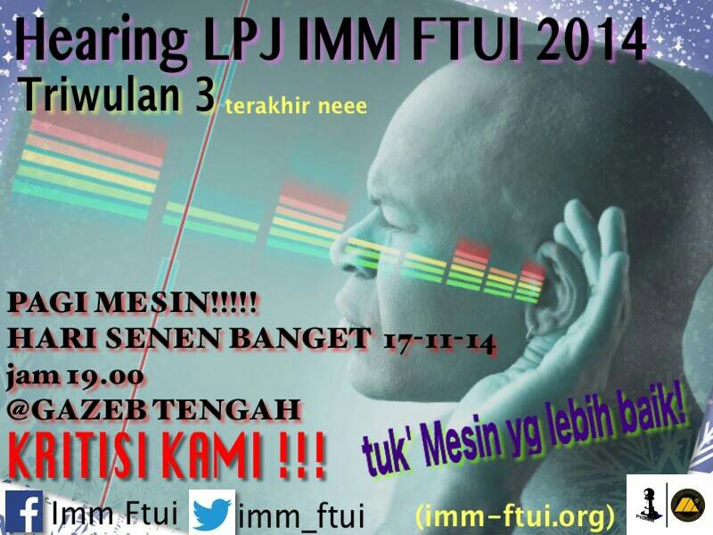 imm_ftui's tweet photo. Naaainiii kepengurusan 2014 bentar lg berganti,yok mari merapat ke gazeb tgl 17jam 19.00!! Yok warga kritisi kami!! http://t.co/njs1blWpPU