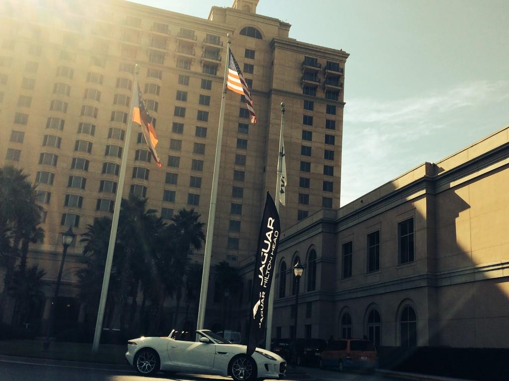 aquastarseafood's tweet photo. @NewRiverAutoMal brings it's finest F-Type @JaguarUSA for the Jazz &amp; Bubbles Brunch @westinsavannah @SAVFoodWineFest http://t.co/xjeUmQMR5Y