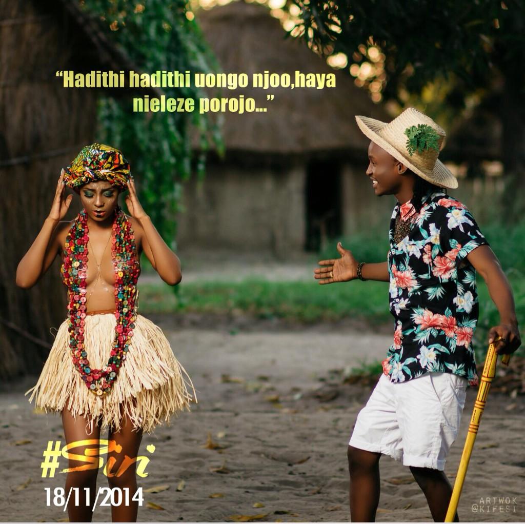 VanessaMdee's tweet photo. #NewSongAlert #Siri #MarkThe 18th November 2014 Vanessa and Barnaba http://t.co/4YbUnMt7hV