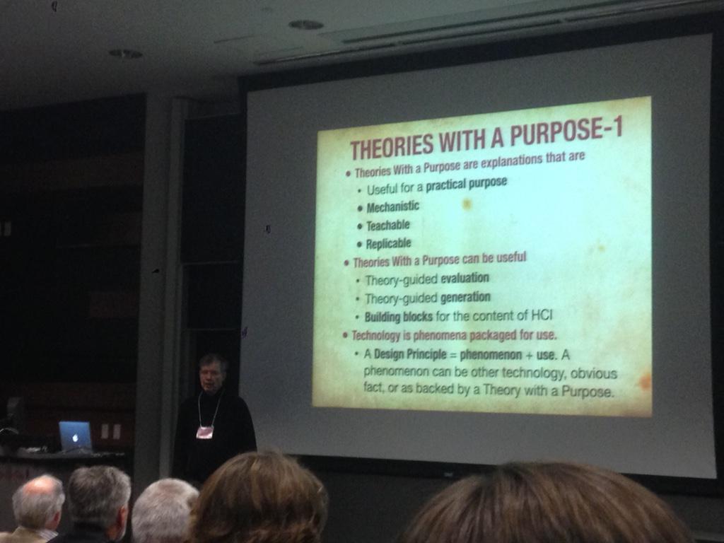 turadg's tweet image. &quot;Technology is phenomena packaged for use.&quot; - Stu Card speaking at #hcii20