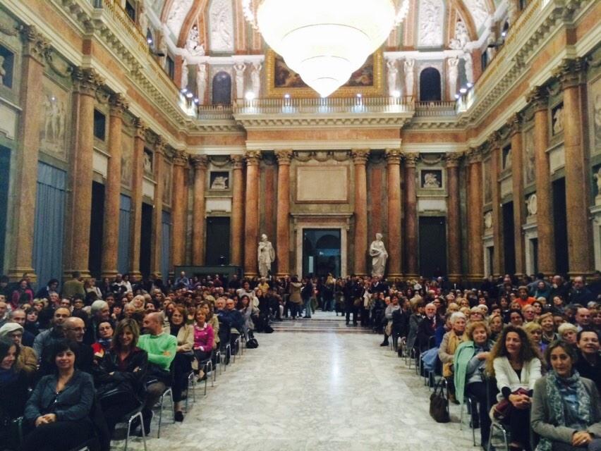 Un gran bel pomeriggio a @Ducale_Genova con <a href="/Lamoreche/">Lamoreché</a>. Grazie!