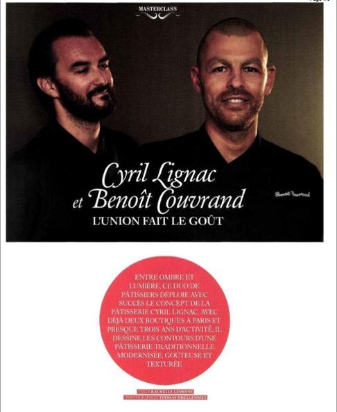 cyril_lignac's tweet photo. Benoit mon chef pâtissier/associé qui veille tous les jours a la qualité! Merci!! #respect #gourmand #patisserie http://t.co/OIAZKdU8mq