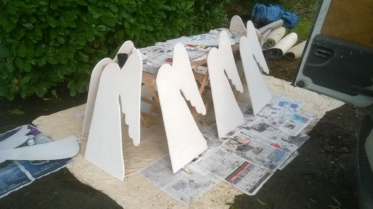 Angels in progress... #wetpaint