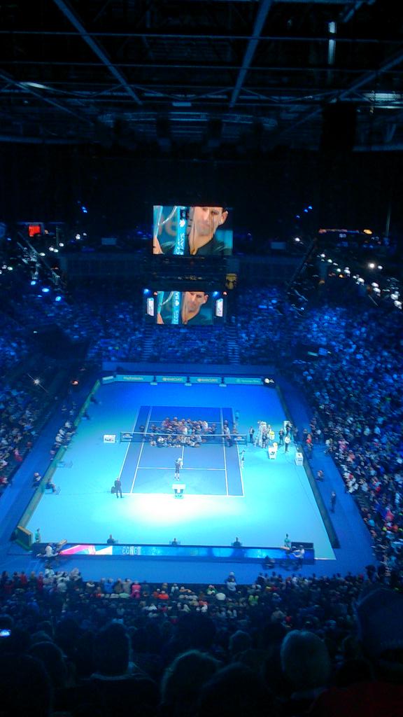 Djokovic wins without hitting a ball #ATPFinals #ripoff