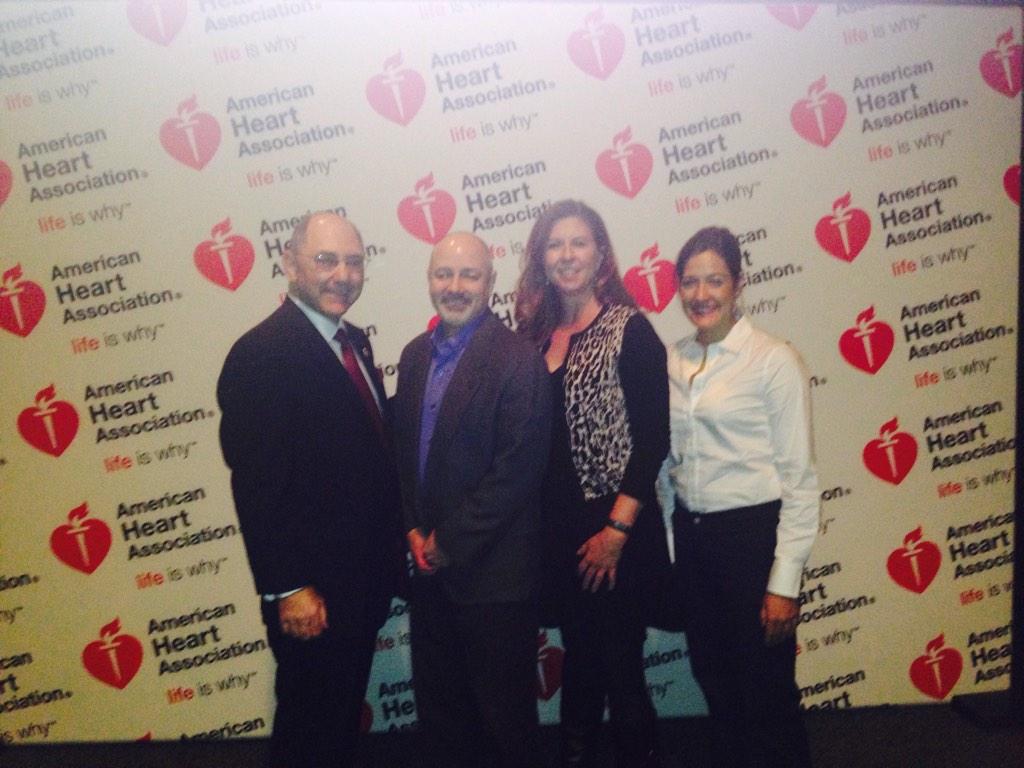 #health_eheart #AHA14 enjoying our time in the windy city promoting heart health!