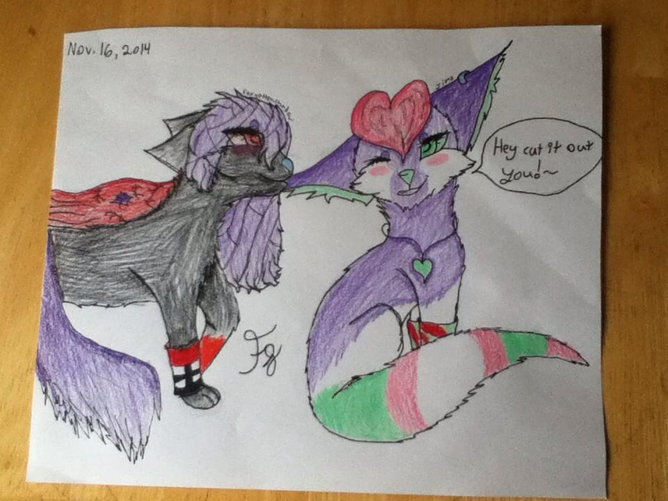 For <a href="/Please_Love_me4/">♣️ȚҤɵ℞ɴℙ℈ᒪȚ♠️</a> btw you're Jinx which is the one with the text bubble. :)