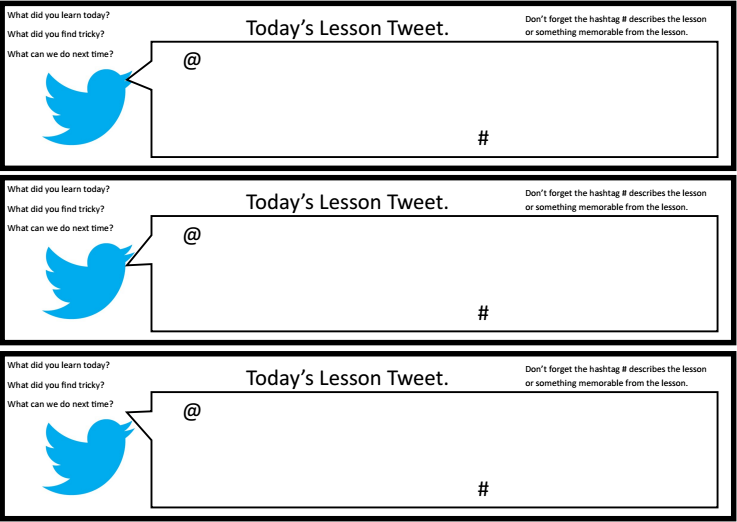 UKEDResources's tweet image. Student self-assessment reflection sheet in the style of a tweet, by @grahamandre #ukedchat pinterest.com/pin/5252323752…