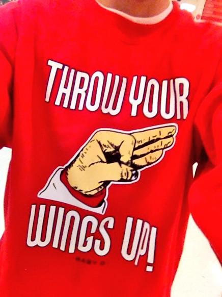 JeffSparbeck's tweet photo. I'm doin' the Nyquist already,  Vancie! "@GrantVancie: Wingssss gonna get another tonight, Nyquist game winner #TYWU http://t.co/3CJ5u0pheA"