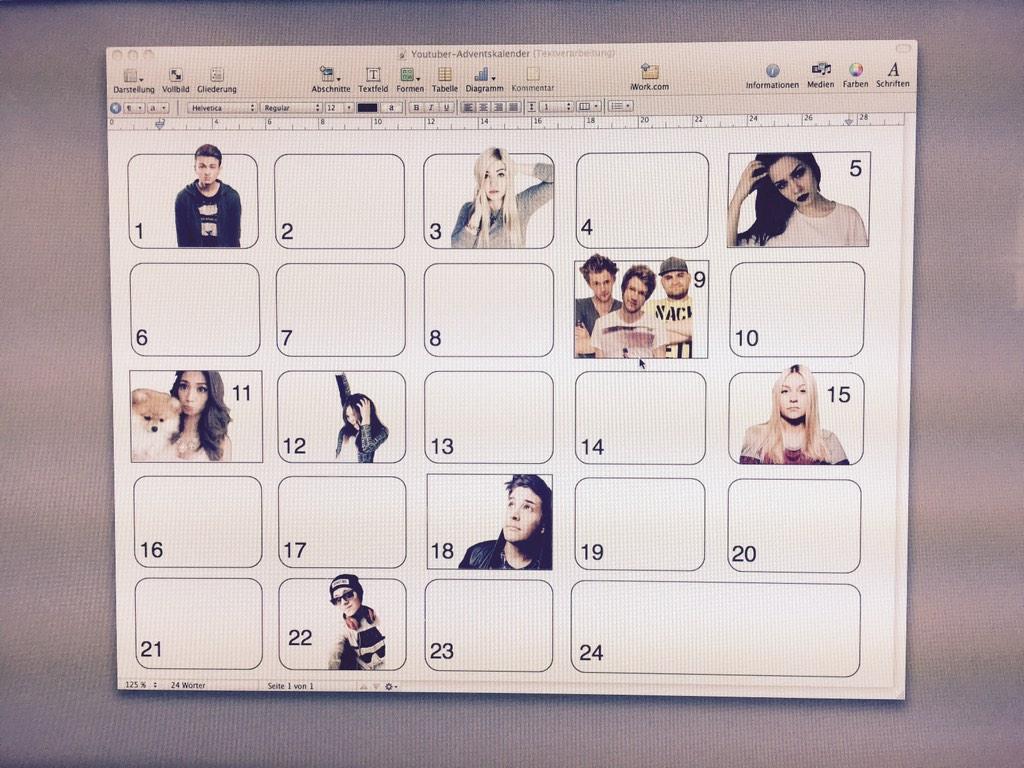 joshiix33's tweet photo. Wie gefällt euch mein Youtuber-Weihnachtskalender? @BibisBeauty @TheRealLiont @dagibeee http://t.co/9vUf3RwgbL