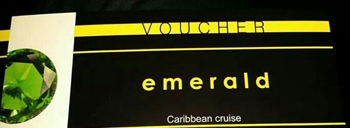 WishGLOBALTEAM's tweet photo. Los esmeralda ya tienen su premio,  un crucero por el caribe #Wishclub http://t.co/Q4fGme6Q6R