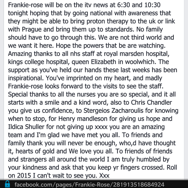 FrankieRoseFund tweet picture