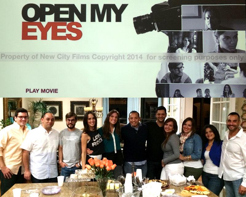 OpenMyEyesMovie's tweet photo. Thanks to all of the cast of @OpenMyEyesMovie that came out last night for the screening. Official screening, soon!! http://t.co/QACiVAJ4mv
