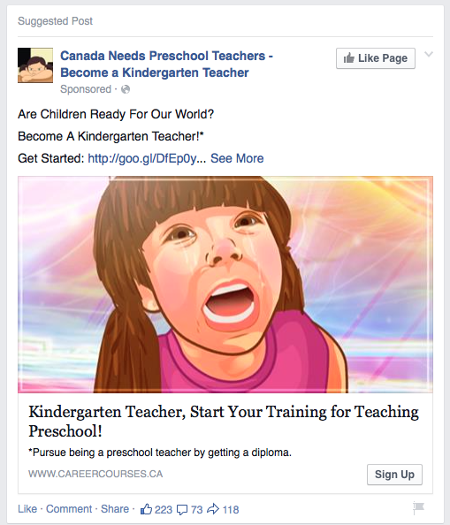 edencarlsen's tweet photo. I'm a little concerned that they thought this photo choice would entice people to become teachers. http://t.co/4xS34crdJs