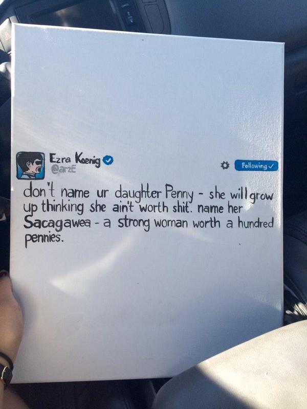 arzE's tweet photo. if a tweet isn't worthy of hanging above the fireplace, does it belong in someone else's timeline? paint b4 u post http://t.co/TCnZdkSk7h
