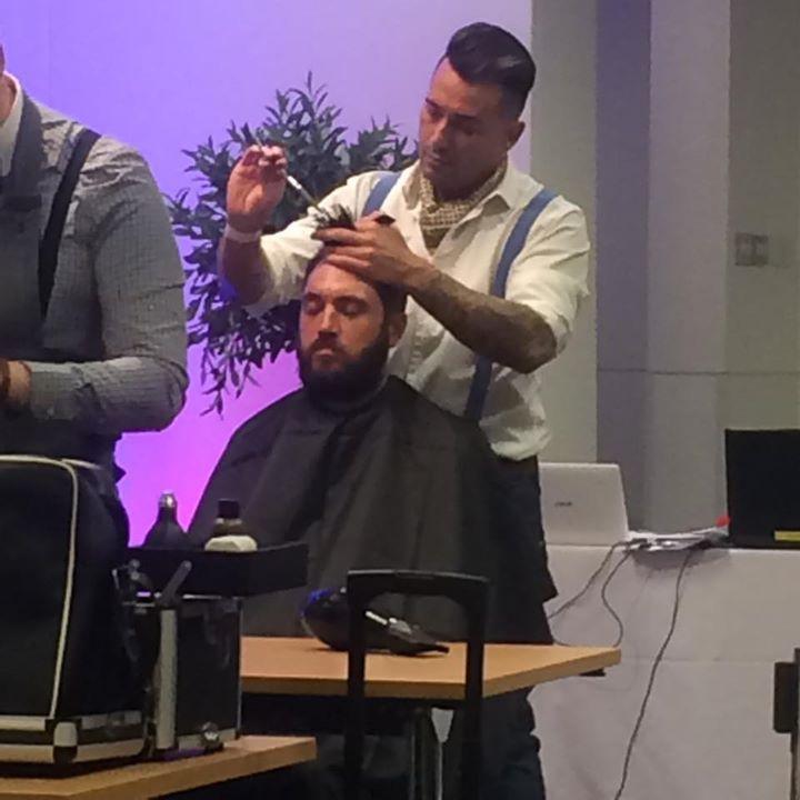 Had a great day at Britain's best @ModernBarberMag @NHfederation. Loved the hair up category..AMAZING. #barberlife