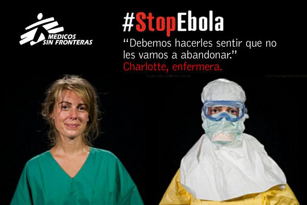 MSF_Espana's tweet photo. #StopEbola "Debemos hacerles sentir que no les vamos a abandonar." Déjales un mensaje en http://t.co/pjcT4fgMd5 http://t.co/yLxasjLq3U