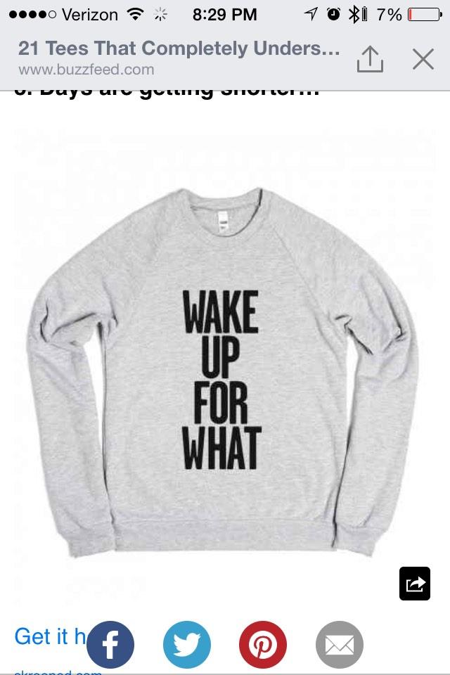 _KatiePederson_'s tweet photo. Number one item on my Christmas list. #wakeupforwhat http://t.co/okWAoLSagB