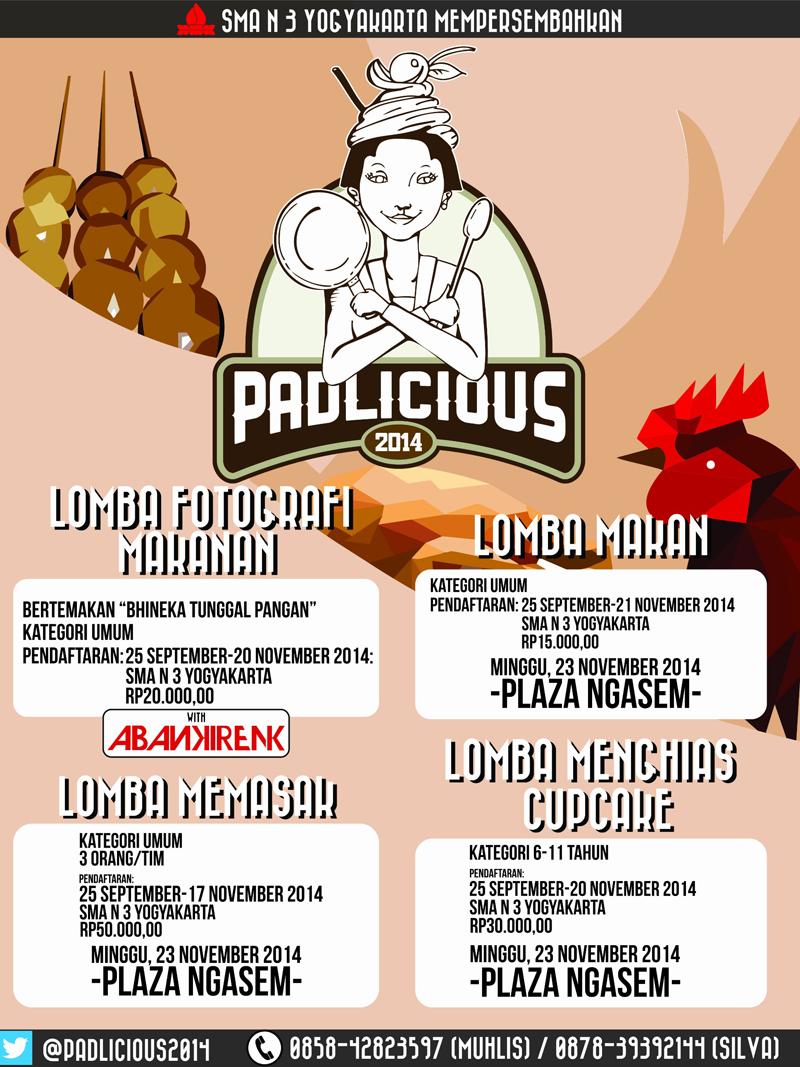 PADLICIOUS 2014 | 22-23 Nov, Plasa Pasar Ngasem | Jikustik, Javablanca | info Dhea 085641139367/ @Padlicious2014
