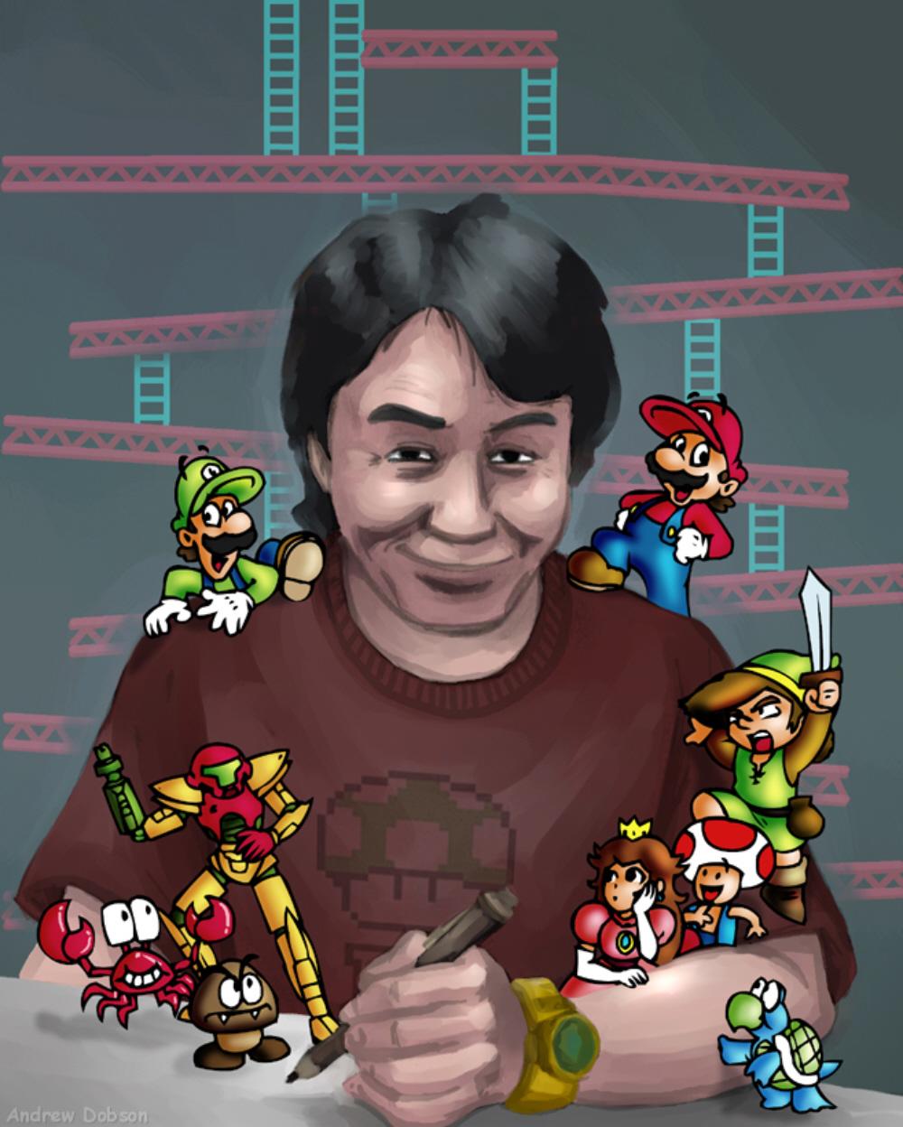 Happy Birthday to Shigeru Miyamoto who turned 62 today. 