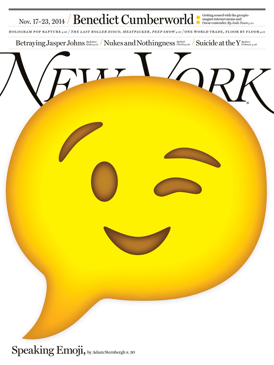 Avoir Images New York Magazine Pe Twitter Smile You Re Speaking Emoji The dernière par