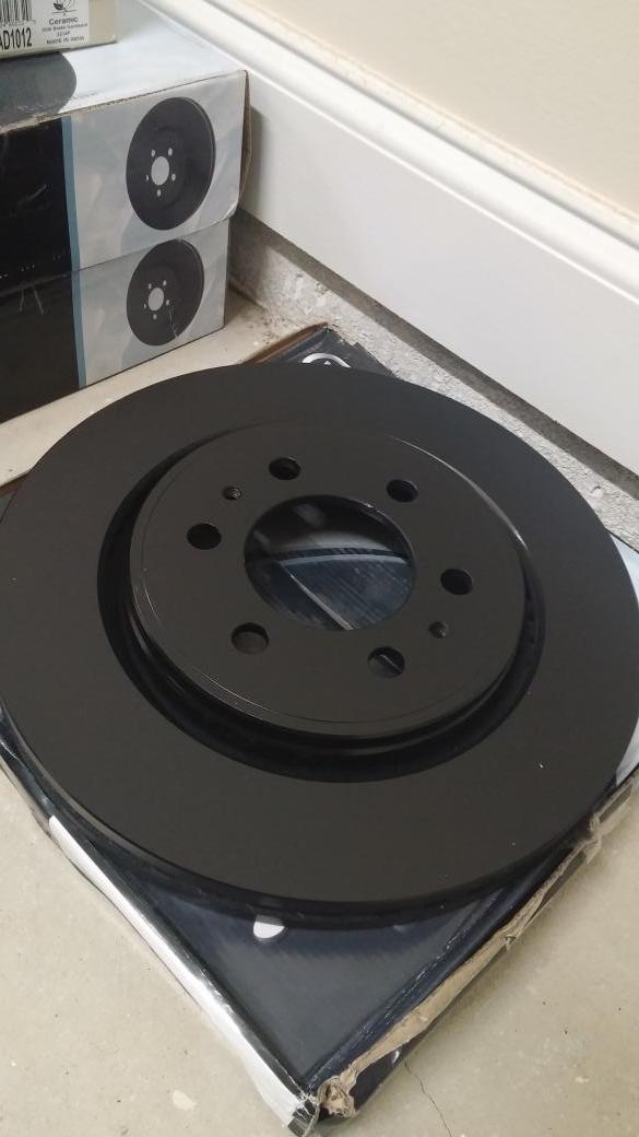 Black rotors for the Raptor