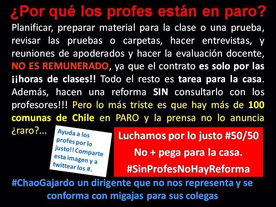 Chiharu_Sensei's tweet photo. #PARODOCENTE #ChileanTeachersOnStrike #ChaoGajardo @biobio http://t.co/QsQ5RbJa1R
