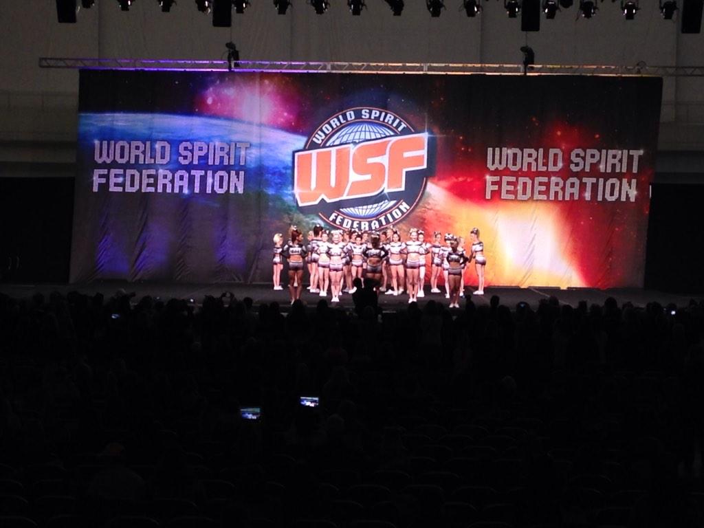 WSFCheer's tweet image. FCA Gems- Senior level 5 #WSFpittsburgh #SteelCityClassic
