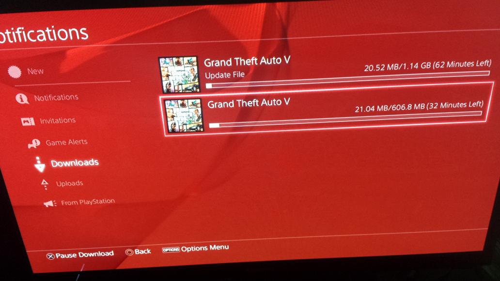 MadWolvesmc's tweet image. gta 5 on ps4 im downloading it right  now !!!