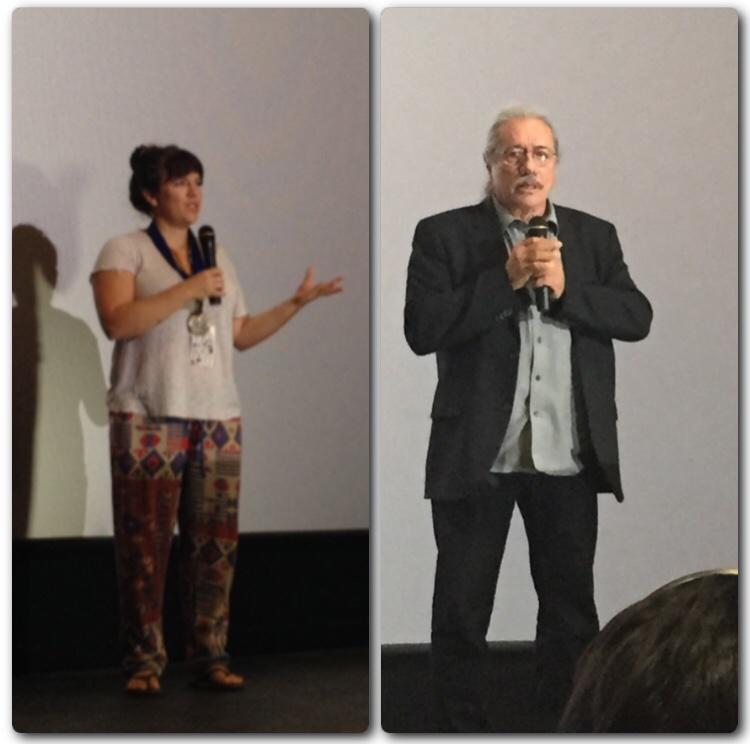 hannahemac's tweet photo. @edwardjolmos was so inspiring at #amfmfest - honored to be on the same stage #Sosayweall #bsg #nightslikethesemovie http://t.co/9QWdQ2XaNz