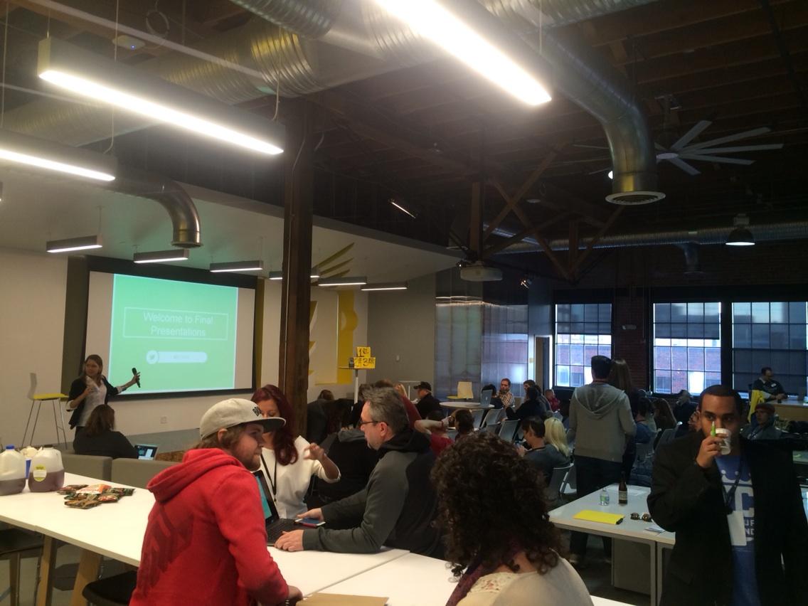 VetLaunch's tweet image. KC startup weekend pitches are going down!  @ECJC_KS @bunker_kc #kcsw