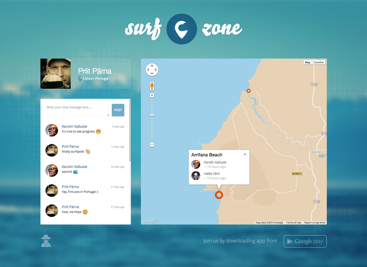 surfzone_app's tweet photo. When you are interested in our beta android/ios app, let us know by simply signing in at https://t.co/VAreRzokHZ \o/ http://t.co/QGMYZUVCwL