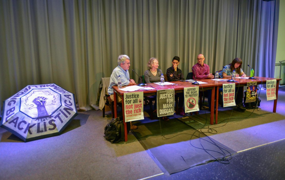 lacklistedcon's tweet photo. Blacklisting A Human Wrong #DtRtP #spycops w/ @robevansgdn @GreenJennyJones @DaveBlacklist & @helensteel12 - http://t.co/O926LgBf8K