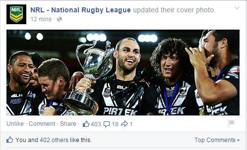 FlavaRadio's tweet photo. Props to @NRL for making the @NZRL_Kiwis the cover photo of their Facebook page.. Thought that was really cool! http://t.co/Qb7tx7Kc0c