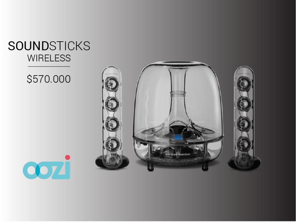 TiendaOozi's tweet image. Soundsticks Wireless al mejor precio. Gran variedad de productos en oozi.co  #Oozi
