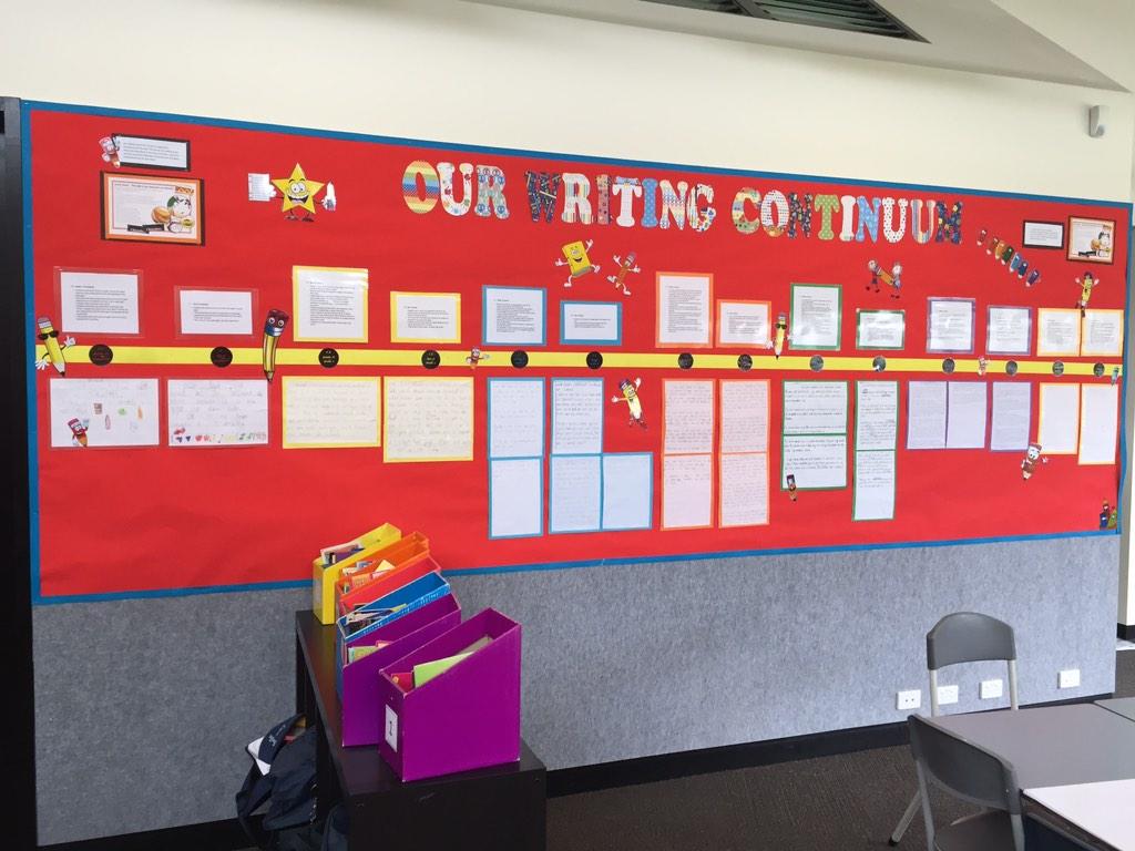 JasonClarkzy's tweet photo. Quality exemplars and success criteria in place at Dandenong North PS. #DECMel http://t.co/2Jd668ZcrR
