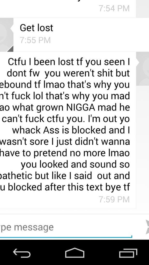 SexyAddictive's tweet photo. NIGGA mad be mad tf http://t.co/K2qO0h66c0