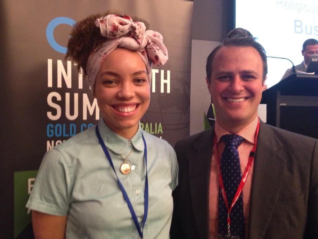 Freedom Commissioner <a href="/timwilsoncomau/">Tim Wilson</a> doing what he does best! A fantastic speech @ #G20Interfaith Summit