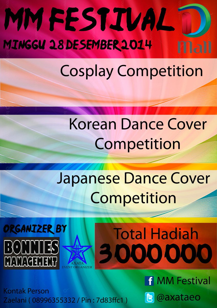 Axata_ID's tweet photo. Share Korean Japanese Festival, MM Festival 28 Desember 2014 @DMall Depok... @KYC_YoungG 
https://t.co/fBOJt0FmkJ http://t.co/yHDkjIFUc3