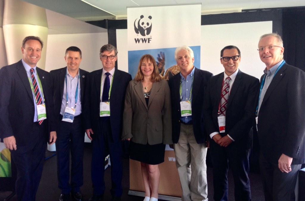 TSCommissioner's tweet photo. @DermotOz Glad to be invited to @WWF_Australia Report launch and to work with Australia's vibrant NGO community http://t.co/WeBfHzqziW