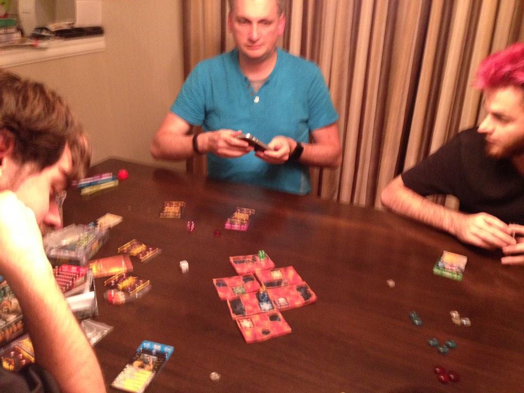 SenFoongLim's tweet photo. We're testing new tiles for #KhrysosHunters by @TheJoshRivers from @TheFluxCapacity #TheFloorIsLava http://t.co/RxLzqVvkkn