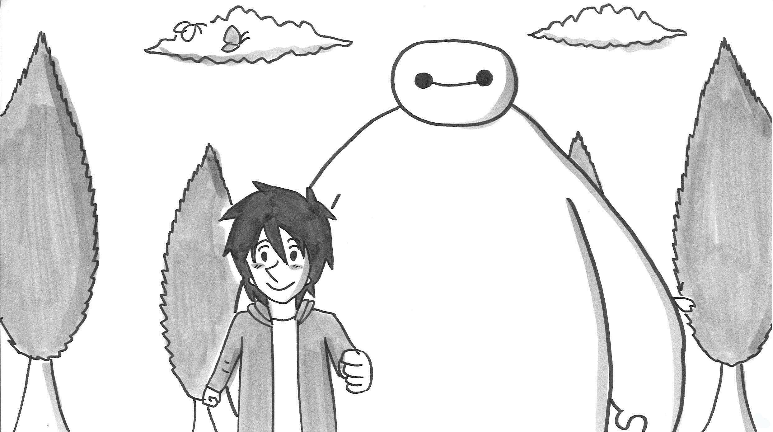 Twitter 上的 ディズニー スタジオ 鉄拳さんが パラパラ漫画 を描き下ろし Aiさんの Story をbgmに 映画 ベイマックス オリジナルpv完成 Http T Co Vhwa9emtni Http T Co Ctomasfthc Twitter