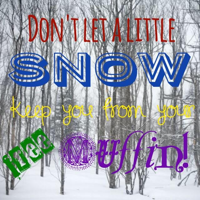 VH_Coffee's tweet photo. #snow #muffinmonday #villagehousecoffee http://t.co/L6fjU4ZY8I
